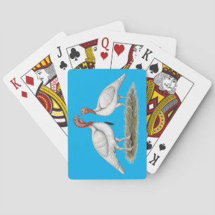 Turkey Mini Whites Playing Cards