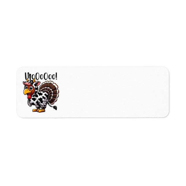 Turkey Moo Address Labels (Front)