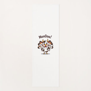 Turkey Moo Cow Costume Cute Thanksgiving Funny Tur Yoga Mat