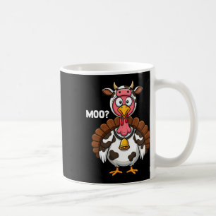 Turkey Moo Cow Funny Thanksgiving  Coffee Mug