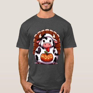Turkey Moo Funny Thanksgiving 1 T-Shirt