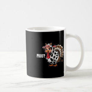 Turkey Moo Funny Thanksgiving Kids Boys Men Coffee Mug