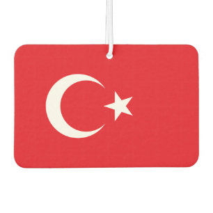 Turkey National World Flag Car Air Freshener