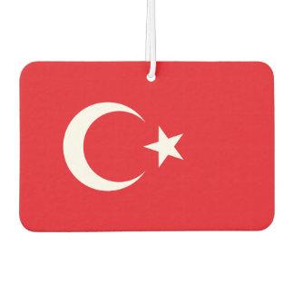 Turkey National World Flag Car Air Freshener