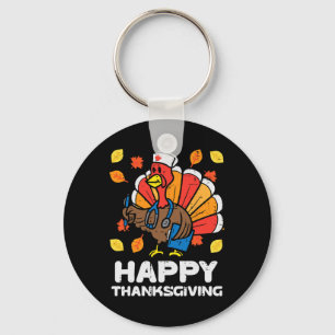 Turkey Nurse Happy Thanksgiving Scrub ICU ER RN Me Key Ring