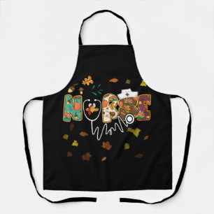 Turkey Nursing Thanksgiving Thankful Stethoscope Apron