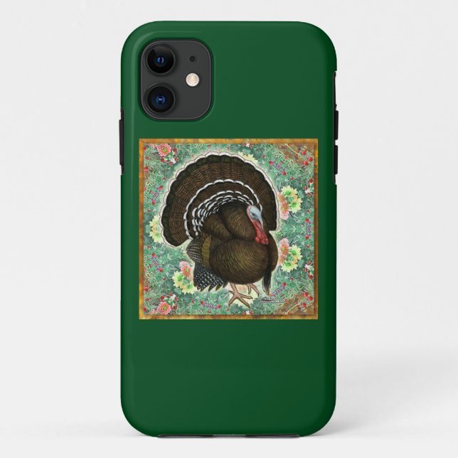 Turkey On the Greens Case-Mate iPhone Case (Back)