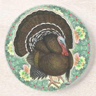 Turkey On the Greens Coaster