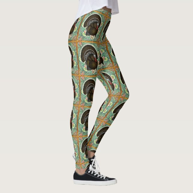 Turkey On the Greens Leggings (Right)