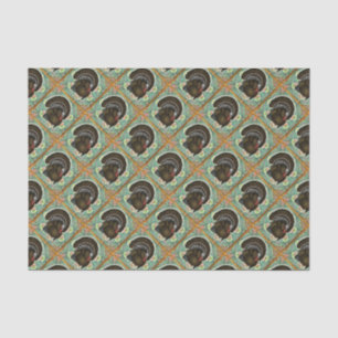 Turkey On the Greens Tissue Paper