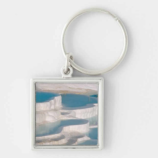 Turkey, Pamukkale Cotton Castle). Key Ring (Front)