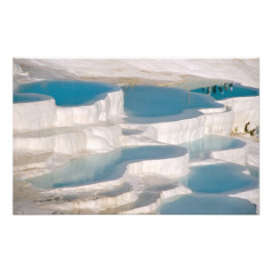 Turkey, Pamukkale Cotton Castle). Photo Print
