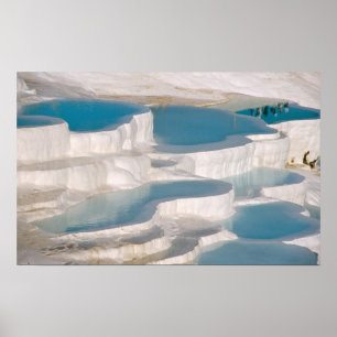 Turkey, Pamukkale Cotton Castle). Poster