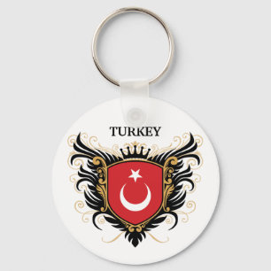 Turkey [personalise] key ring