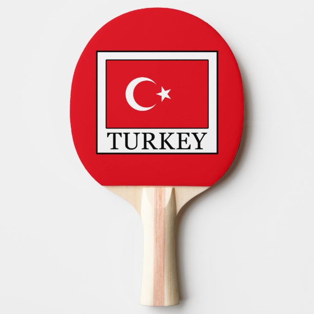 Turkey Ping Pong Paddle (Front)