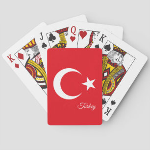 Turkey Playing Cards Games, Turkish Flag Cards