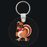 Turkey Playing Golf Thanksgiving Turkey Golf  Key Ring<br><div class="desc">Turkey Playing Golf Thanksgiving Turkey Golf</div>