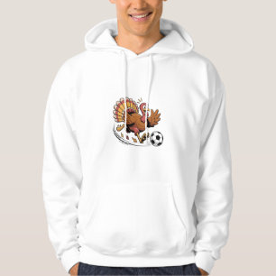 Turkey Playing Soccer Thanksgiving Sport lover Hoodie