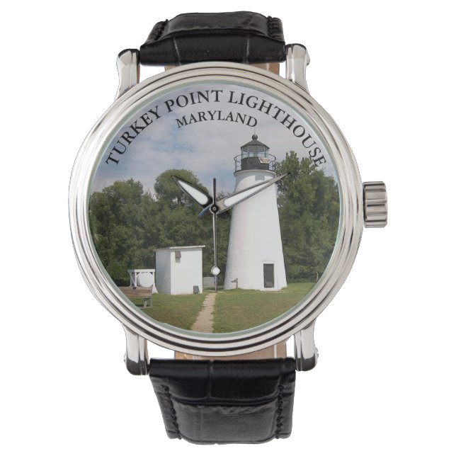 Turkey Point Lighthouse, Maryland eWatch Watch (Front)