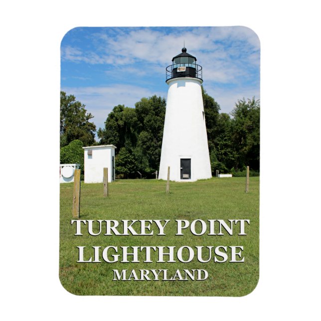 Turkey Point Lighthouse, Maryland Flexi Magnet (Vertical)