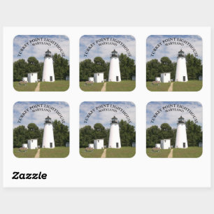 Turkey Point Lighthouse, Maryland Large Stickers