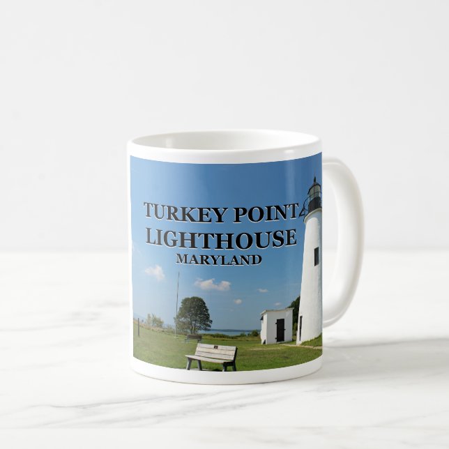 Turkey Point Lighthouse, Maryland Mug (Front Right)
