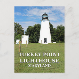 Turkey Point Lighthouse, Maryland Postcard