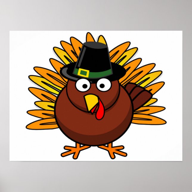 Turkey Poster for Holiday Decoration Customise (Front)
