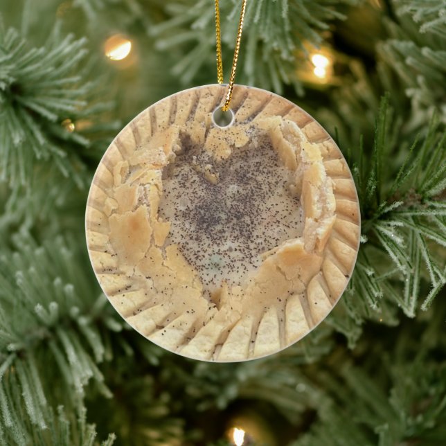 Turkey Pot Pie Lover Ceramic Ornament (Tree)