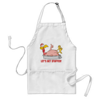 Turkey Prepped for Dinner Standard Apron