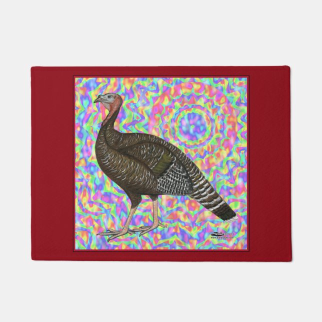 Turkey Rainbow Doormat (Front)