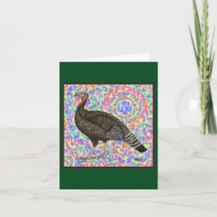 Turkey Rainbow Holiday Card