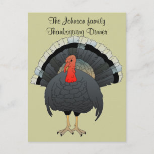 Turkey Recipe Card