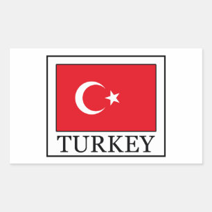 Turkey Rectangular Sticker