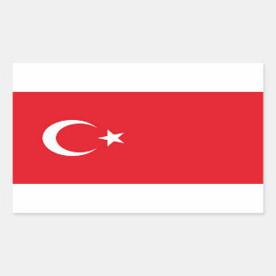 TURKEY RECTANGULAR STICKER