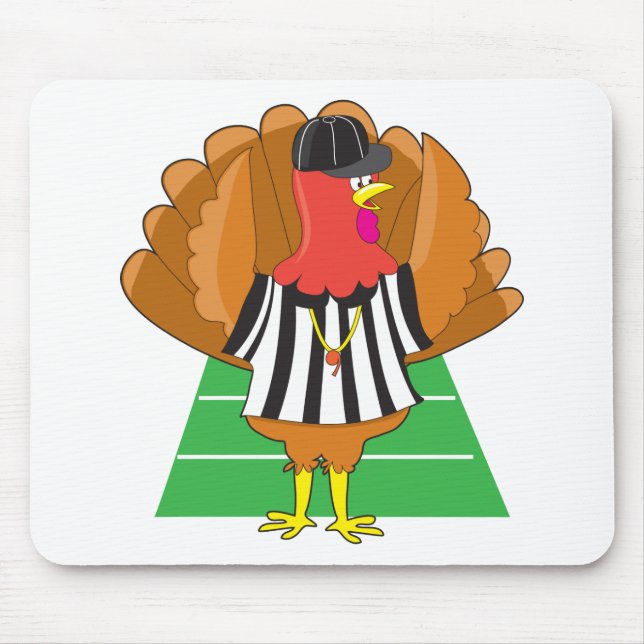 Turkey Referee Mouse Pad (Front)