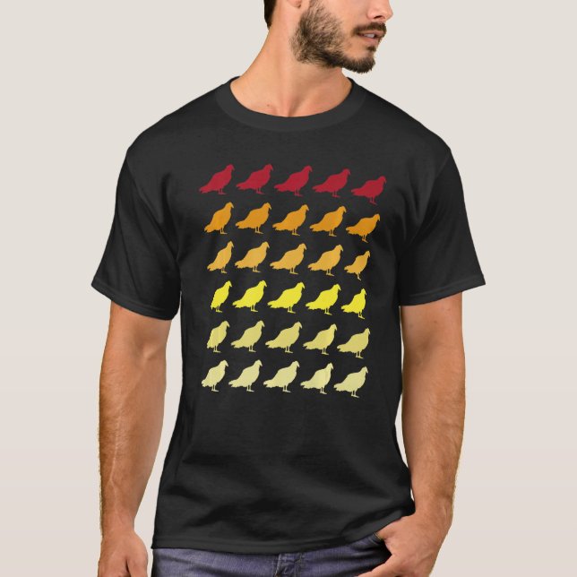 Turkey Retro Animal Pattern T-Shirt (Front)