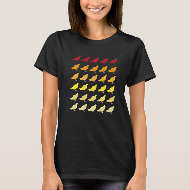 Turkey Retro Animal Pattern T-Shirt (Front)