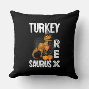 Turkey Rex Saurus – Thanksgiving Dinosaur Cushion