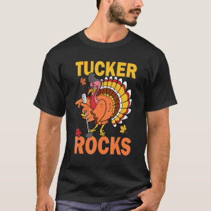 Turkey Rocks Autumn Fall Y'all Thanksgiving Retro  T-Shirt