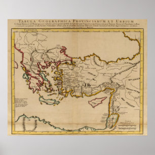 Turkey, Rome, Greece Poster