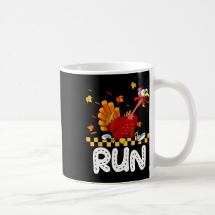 Turkey Run Costume Thanksgiving Running Turkey Tro Coffee Mug
