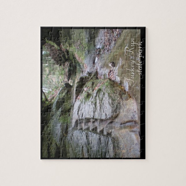 Turkey Run State Park Eroded Stairs Jigsaw Puzzle (Vertical)