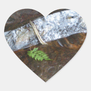 Turkey Run state park Heart Sticker