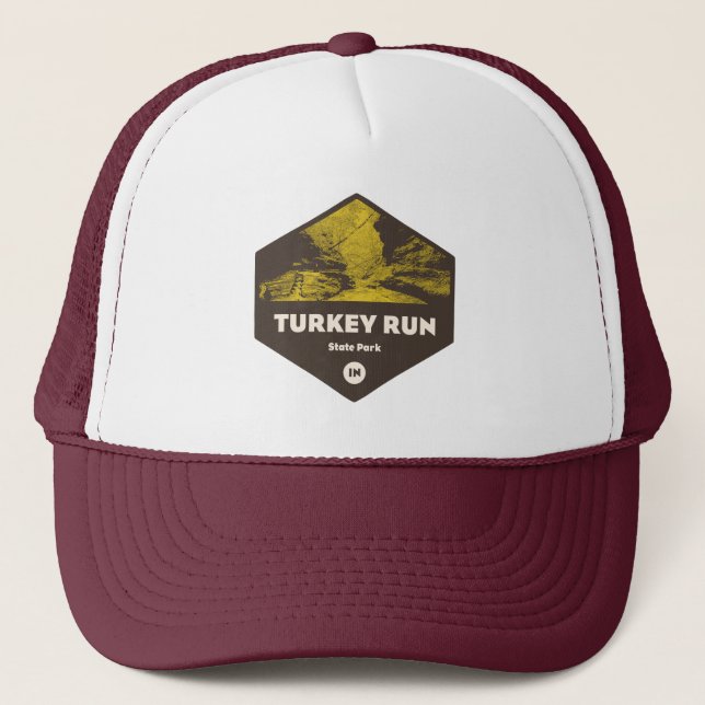 Turkey Run State Park Indiana Trucker Hat (Front)