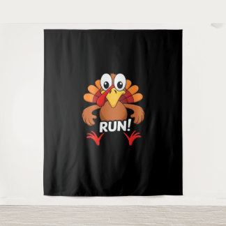 Turkey Run Thanksgiving Running Classic T-Shirt Tapestry