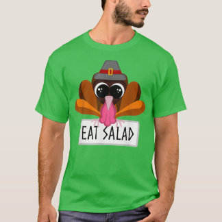 Turkey Salad Thanksgiving Vegetarian Vegan T-Shirt