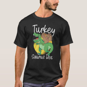 Turkey Saurus Rex Thanks Giving Rex Thanksgiving T-Shirt