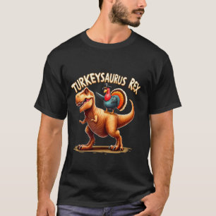 Turkey Saurus Rex Thanksgiving Day Dinosaur T-Rex T-Shirt
