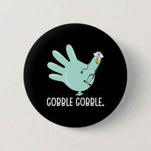 Turkey Scrubs Rubber Gloves Nurse Fall Nursing Tha 6 Cm Round Badge